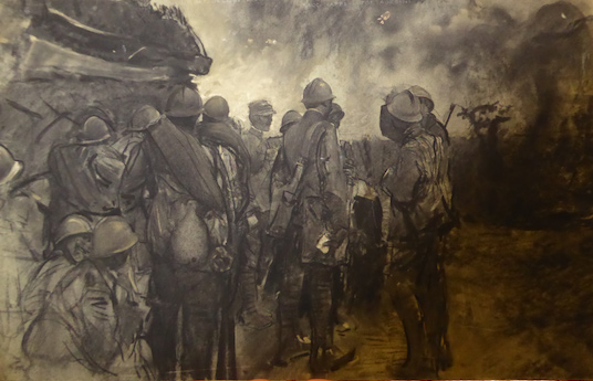 Painting of First World War 